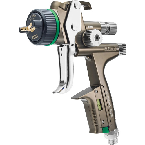 Pistolet de peinture de premi&egrave;re qualit&eacute; pour peinture automobile avec psi num&eacute;rique X5500 HVLP 1,2 I RPS D, Entr&eacute;e d'air 1/4" NPT, 15,19 pi³/min, Capacit&eacute; 0,6 L/0,9 L, 0,17 psi M & M Nord Ouest Inc