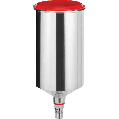 Gobelet r&eacute;utilisable en aluminium 1,0?L avec raccord QCC, sans filetage fin M & M Nord Ouest Inc