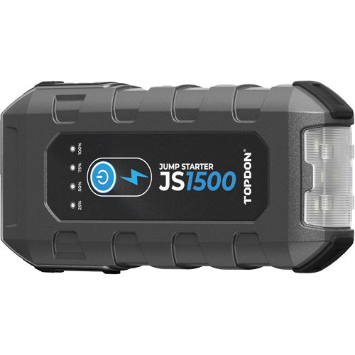 D&eacute;marreur d'appoint, survolteur, banque d'alimentation et lampe de poche JumpSurge1500 M & M Nord Ouest Inc