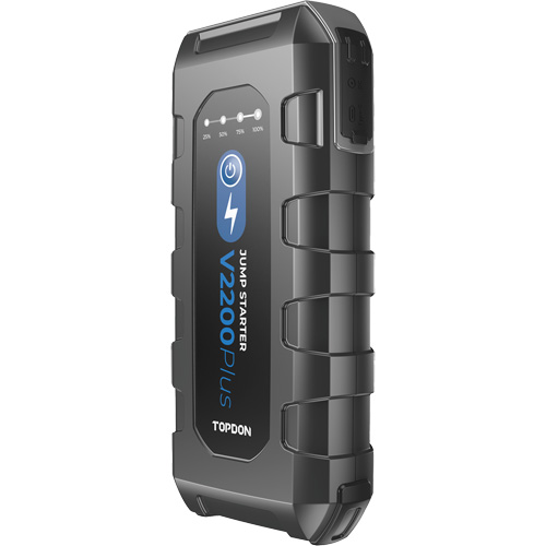 V2200Plus 2-en-1: d&eacute;marreur de secours 2200 A de pointe, testeur de batterie et de syst&egrave;me M & M Nord Ouest Inc