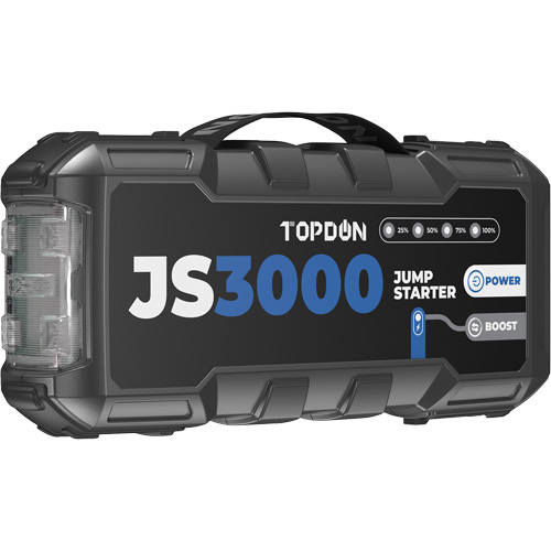 Survolteur, banque d'alimentation et lampe de poche JumpSurge3000 M & M Nord Ouest Inc