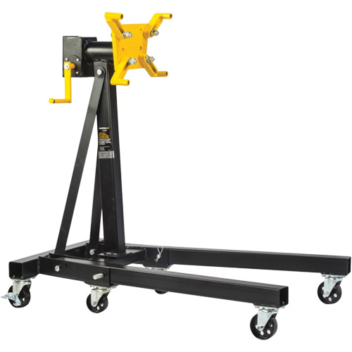 1250 lbs. Rotating Head & Folding Engine Stand, 42-3/4" H M & M Nord Ouest Inc