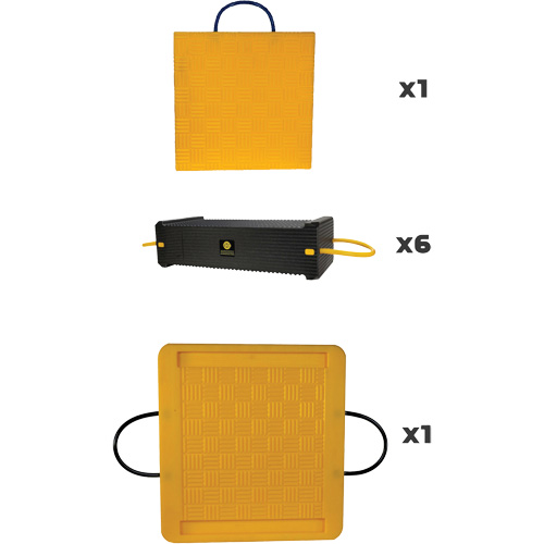 Ensemble de syst&egrave;me de sout&egrave;nement en composite CribLok 8 mcx M & M Nord Ouest Inc