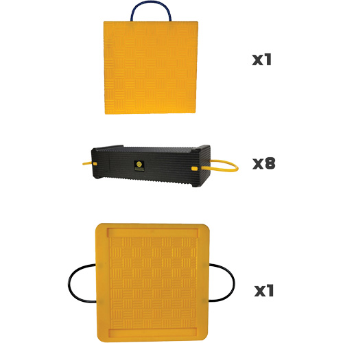 Ensemble de syst&egrave;me de sout&egrave;nement en composite CribLok 10 mcx M & M Nord Ouest Inc
