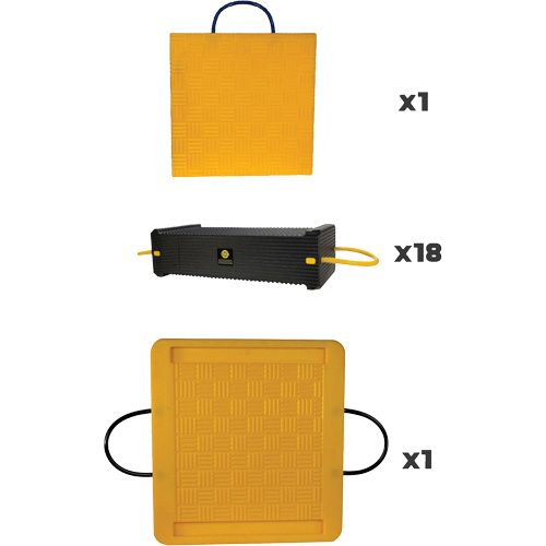 Ensemble de syst&egrave;me de sout&egrave;nement en composite CribLok 20 mcx M & M Nord Ouest Inc