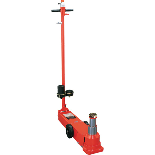 Cric au sol t&eacute;lescopique, 25 tonnes/50 tonne(s), Air comprim&eacute;/hydraulique M & M Nord Ouest Inc