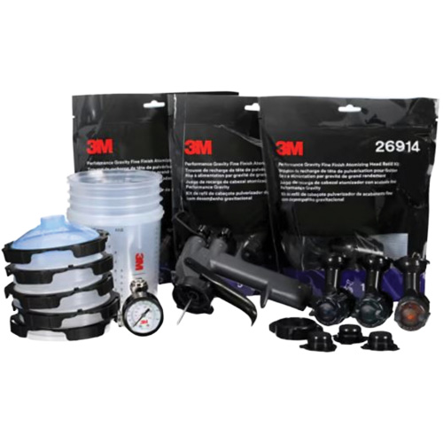 Syst&egrave;me de pistolet pulv&eacute;risateur Performance pour finition fine avec godets PPS, 13 pi³/min, 29 psi M & M Nord Ouest Inc