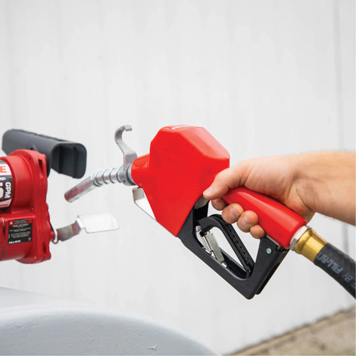 Red Automatic Gasoline Spout Nozzle M & M Nord Ouest Inc