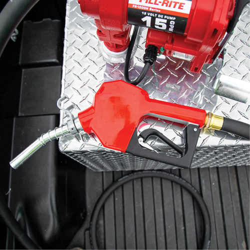Red Automatic Gasoline Spout Nozzle M & M Nord Ouest Inc