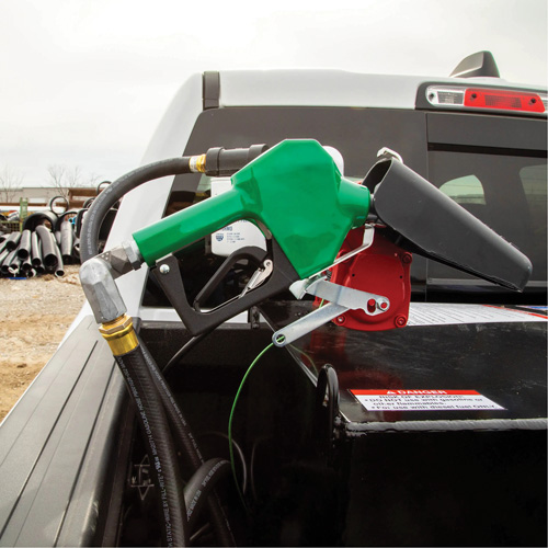 Pistolet de distribution automatique vert pour essence M & M Nord Ouest Inc