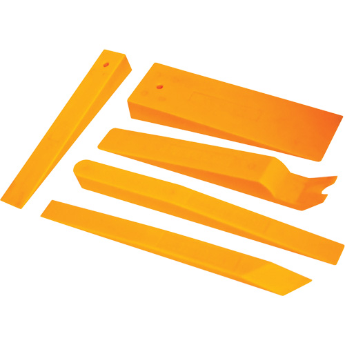 Jeu d'assortiment de 5 cales en nylon orange fluo M & M Nord Ouest Inc