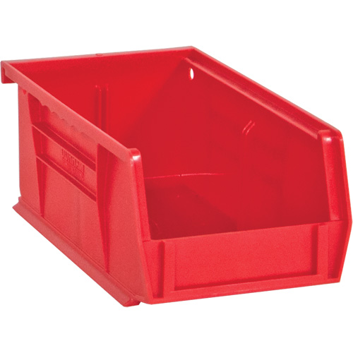 Bacs Hook-On Bins, 4" la x 3" H x 7" p, Rouge, Capacit&eacute; 10 lb M & M Nord Ouest Inc