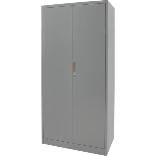 Combination Storage Cabinet, 36" W x 18" D x 72" H, Grey M & M Nord Ouest Inc
