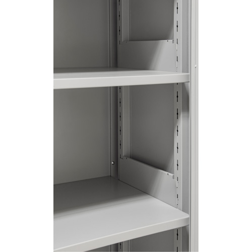 Armoires de rangement Hi-Boy, Acier, 4 Tablettes, 72" h x 36" la x 18" P, Gris M & M Nord Ouest Inc