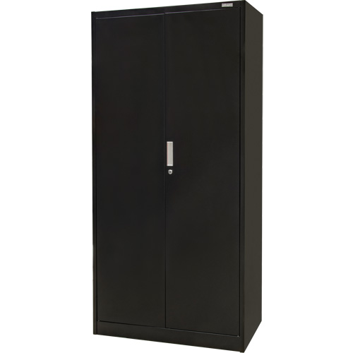 Armoire de rangement Hi-Boy, Acier, 4 Tablettes, 72" h x 36" la x 18" P, Noir M & M Nord Ouest Inc