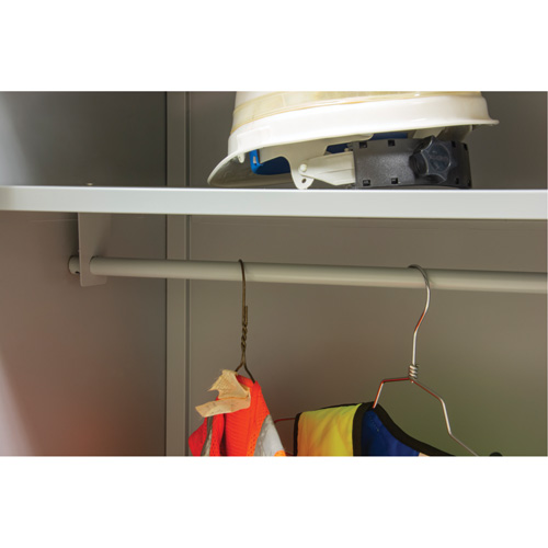 Armoire garde-robe, Acier, 36" la x 18" p x 72" h, Gris M & M Nord Ouest Inc