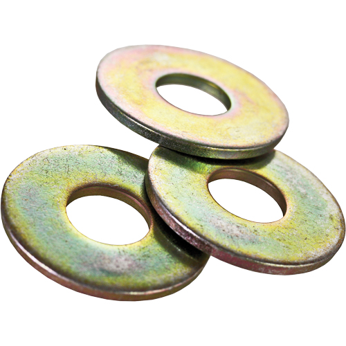 Rondelle plate USS, Zinc jaune, 3/8" M & M Nord Ouest Inc