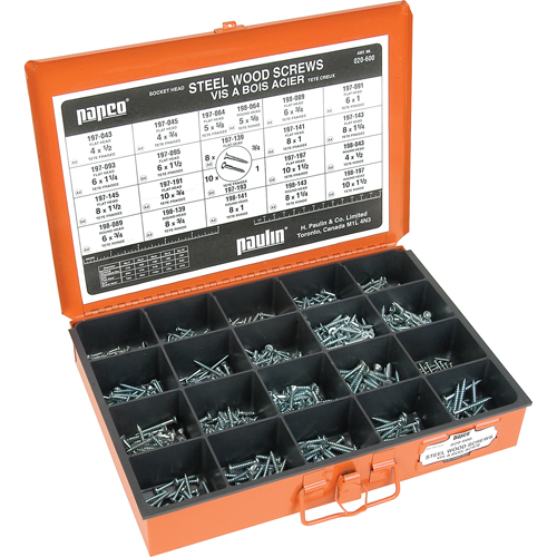 Wood Screw Assortment M & M Nord Ouest Inc