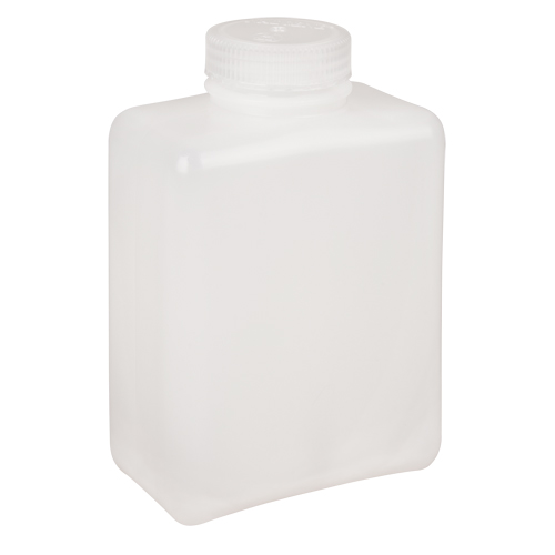 Bouteilles peu encombrantes &agrave; prise facile, Rectangulaire, 32 oz, Plastique M & M Nord Ouest Inc