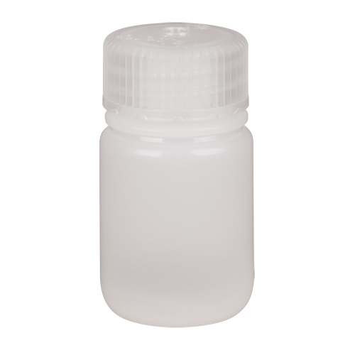 Bouteilles &agrave; large ouverture, Ronde, 1 oz, Plastique M & M Nord Ouest Inc