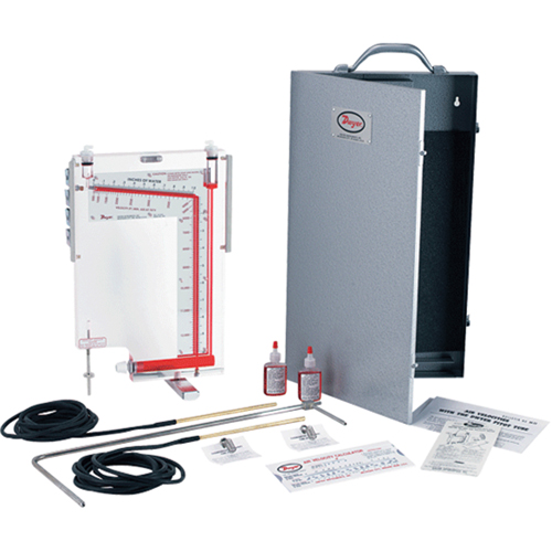 Inclined/Vertical Manometer, Analogue, 0 - 10 in. w.c. M & M Nord Ouest Inc