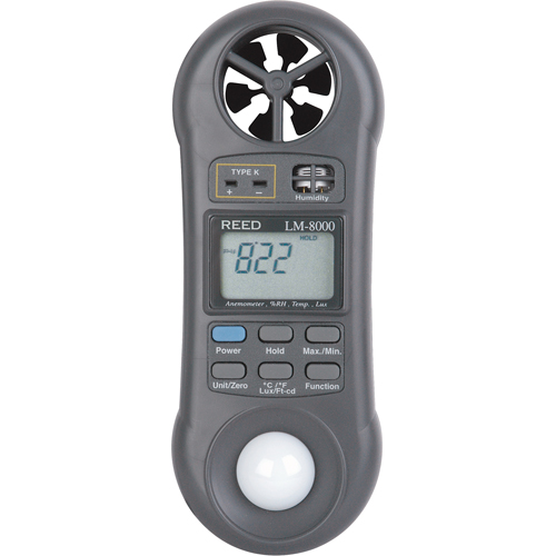 Thermo-Anemometer, Not Data Logging, 0.2 - 30.0 m/sec Air Velocity Range M & M Nord Ouest Inc