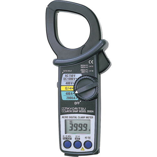 AC/DC Clamp Meter with Large Diameter Jaws, AC/DC Voltage, AC/DC Current M & M Nord Ouest Inc