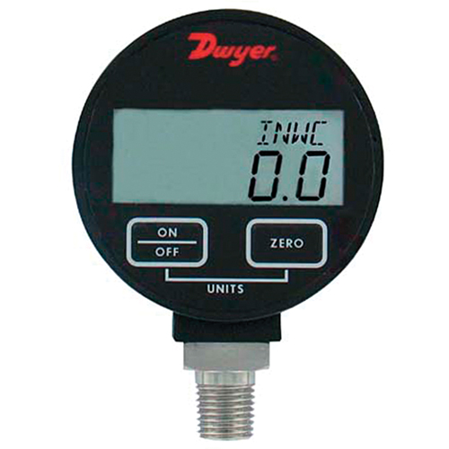 Pressure Gauge, 2-31/50" , 100 psi, Bottom Mount, Digital M & M Nord Ouest Inc