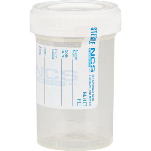 Contenant st&eacute;rile de 90ml, Transparent M & M Nord Ouest Inc