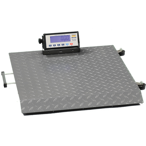 KWS CY-60 Platform Scale, 132 lbs. / 60 kg Capacity, 18" L x 18" W M & M Nord Ouest Inc
