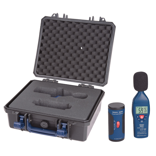 Sound Level Meter and Calibrator Kit, 30 - 130 dB Measuring Range M & M Nord Ouest Inc