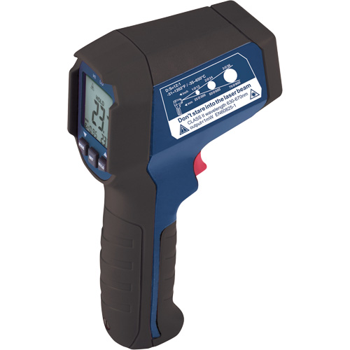 Infrared Thermometer, -31°- 1202° F ( -35° - 650° C ), 12:1, Adjustable Emmissivity M & M Nord Ouest Inc