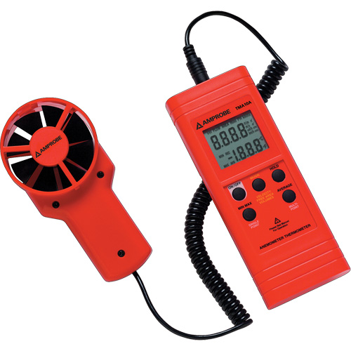TMA10A Anemometer Thermometer, Not Data Logging, 0.4 - 25 m/sec Air Velocity Range M & M Nord Ouest Inc