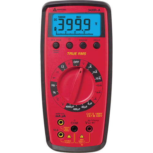 Multim&egrave;tre num&eacute;rique 34XR-A, Tension c.a./c.c., Courant c.a./c.c. M & M Nord Ouest Inc