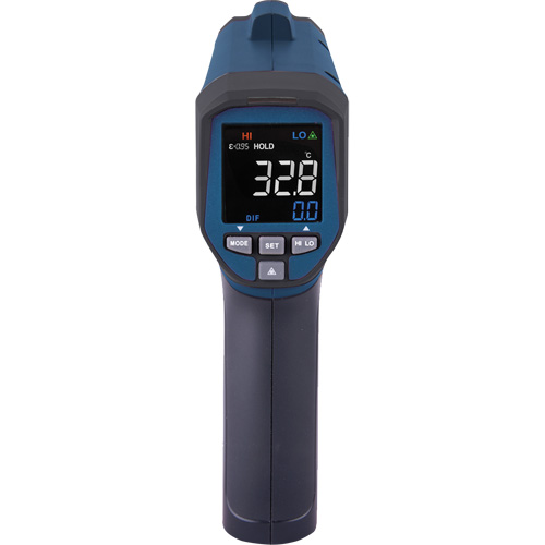 Professional Infrared Thermometer, -26 - 1472° F ( -32 - 800° C ), 30:1, Adjustable Emmissivity M & M Nord Ouest Inc