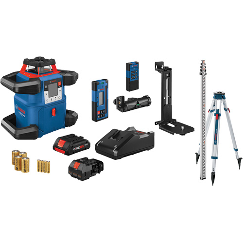 Revolve4000 Connected Self-Leveling Horizontal/Vertical Rotary Laser Kit, 4000' (1219.2 m), 635 Nm M & M Nord Ouest Inc