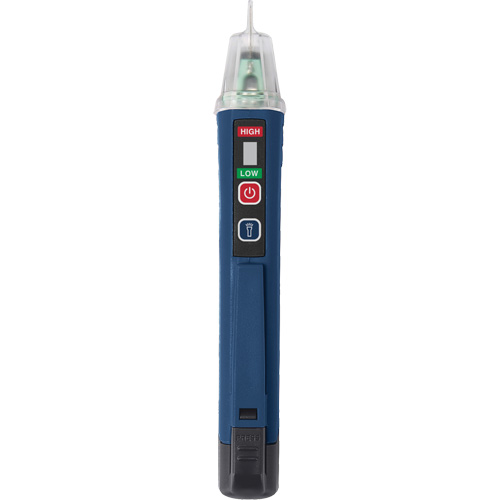 Non-Contact AC Voltage Detector with Flashlight, 24 V - 1000 V/90 V - 1000 V, Light & Sound Alert M & M Nord Ouest Inc