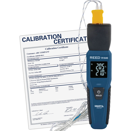 Thermom&egrave;tre &agrave; thermocouple Blueetooth Smart Series avec certificat ISO, Contact, Num&eacute;rique, -328-2501°F (-200-1372°C) M & M Nord Ouest Inc