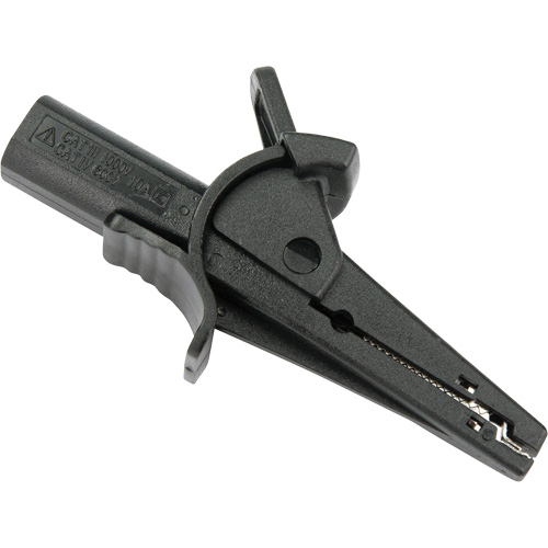 Pince crocodile noire pour le v&eacute;rificateur disolement haute tension R5002 M & M Nord Ouest Inc