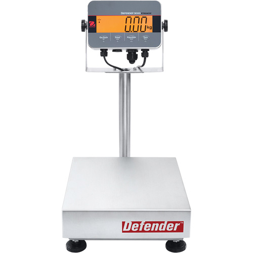 Defender 3000 Washdown Bench Scale, 14" L x 12" W, 30 lbs. Capacity M & M Nord Ouest Inc