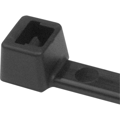 Attaches de c&acirc;ble PA66, Longueur 5-1/2", R&eacute;sistance &agrave; la traction 18 lb, Noir M & M Nord Ouest Inc