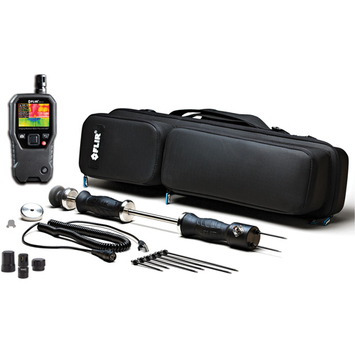 Ensemble d'imagerie professionnelle de l'humidit&eacute; avec marteau & sonde de cavit&eacute; murale, Gamme d'humidit&eacute; 7 - 100%, Gamme de temp&eacute;rature 32°- 122° F ( 0° - 50° C ) M & M Nord Ouest Inc