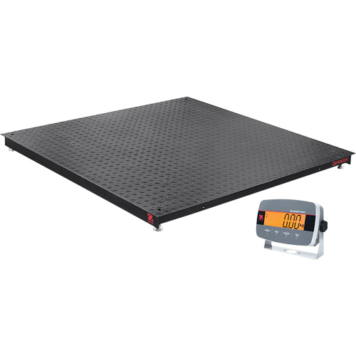 DEFENDER 3000 Floor Scale, 2500 lbs. Capacity, 36" W x 36" L M & M Nord Ouest Inc