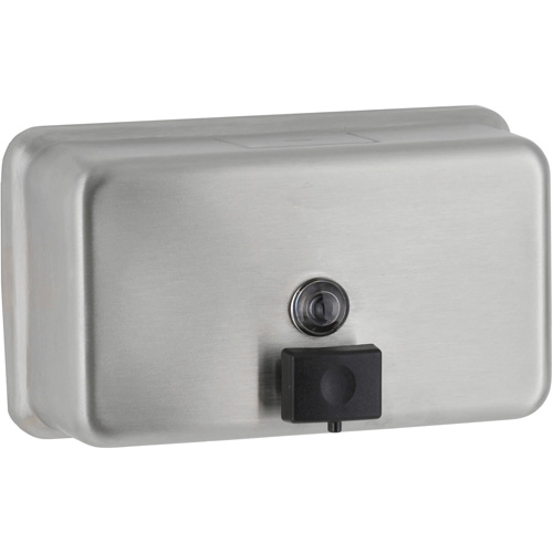 Surface-Mounted Horizontal Soap Dispenser, Push, 1200 ml Capacity M & M Nord Ouest Inc