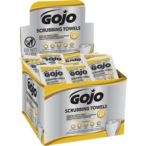 Scrubbing Towels, 80 Wipes, 12-1/4" x 10-1/2" M & M Nord Ouest Inc