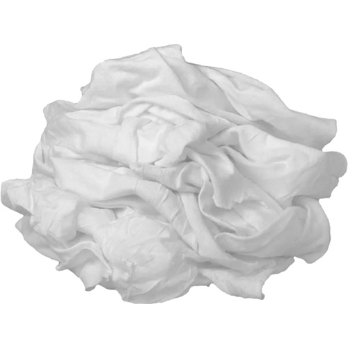 Wiper, Cotton/Polyester, White, 20 lbs. M & M Nord Ouest Inc