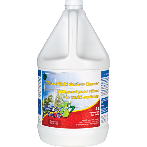 Glass & Multi-Surface Cleaners, 4 L, Jug M & M Nord Ouest Inc