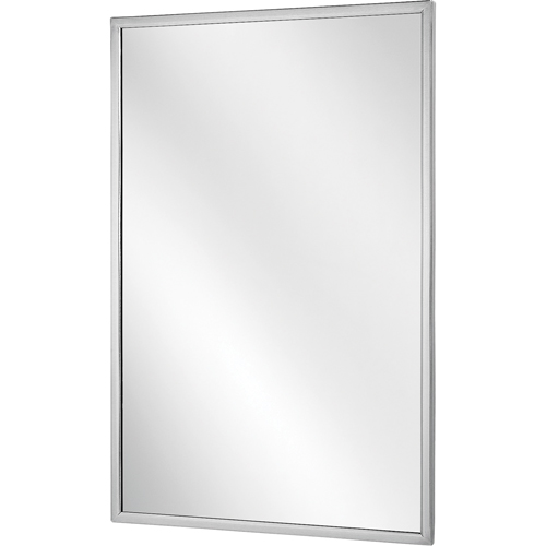 Miroir, &agrave; cadre angulaire, 18" la M & M Nord Ouest Inc