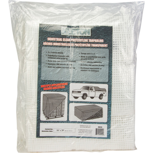 B&acirc;ches transparentes, 20' x 16' x 8 mils M & M Nord Ouest Inc