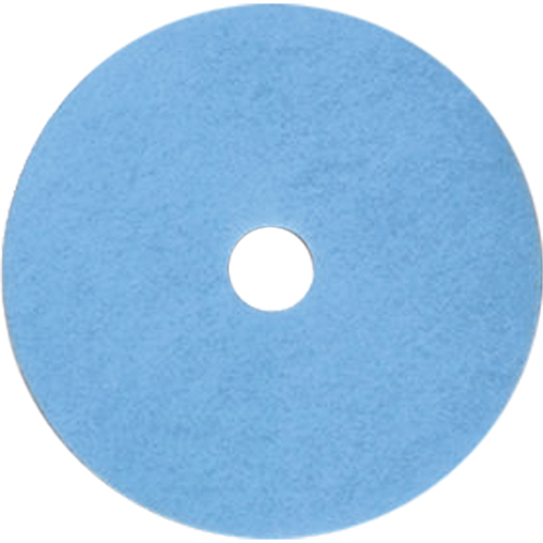 Floor Maintenance Pads, 19", Burnishing, Blue M & M Nord Ouest Inc
